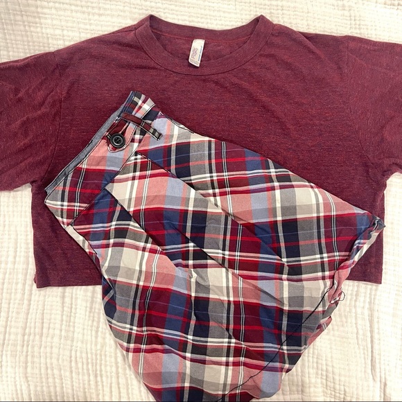 Lydia Martin 3x14 OUTFIT American Apparel T-Shirt / H&M plaid skirt TEEN WOLF - Picture 2 of 6